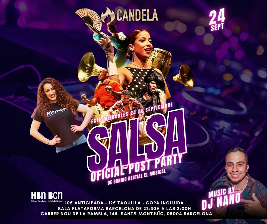 FIESTA DE SALSA - Post party SONIDO BESTIAL