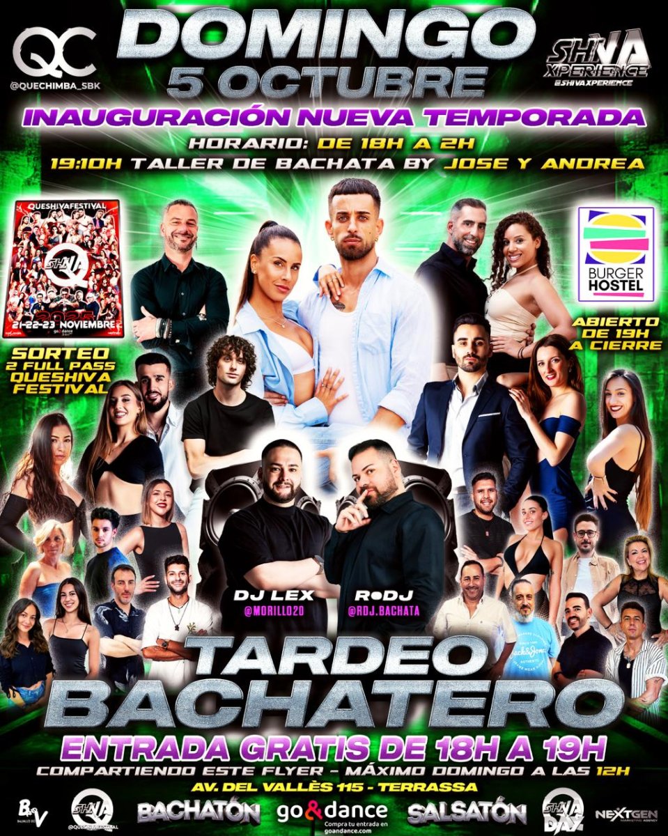 💥💥 INAUGURAMOS NUEVA TEMPORADA 💥💥 TARDEO* BACHATERO DOMINGOS QC X SHIVA 💥💥