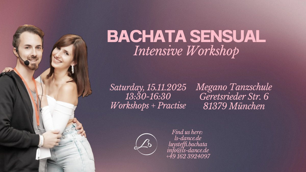 Bachata Sensual Intensive Workshop November - Learn how to Dance as One