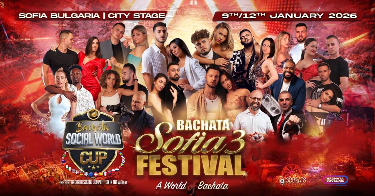 Bachata Sofia Festival - Round 3: Let the Magic Be | Jan 9-12 / 2026