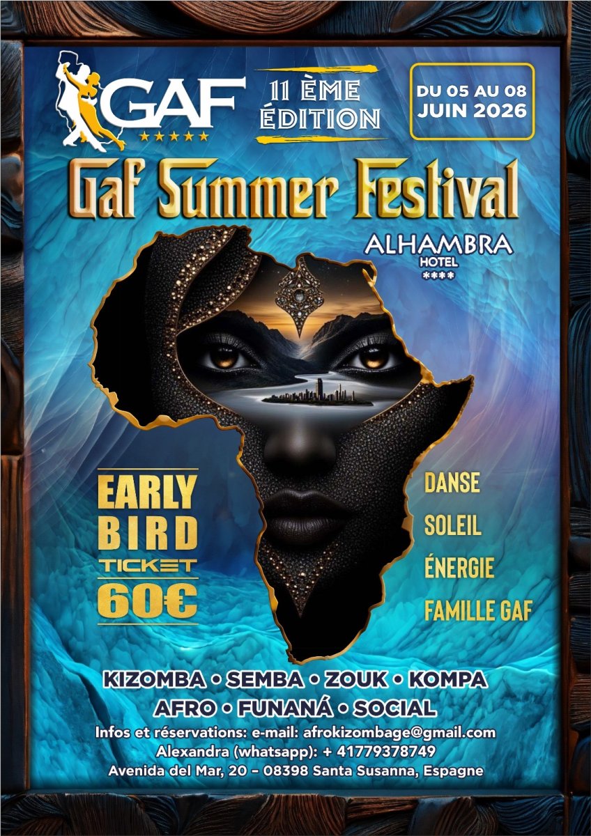 GAF SUMMER FESTIVAL 5 AU 8 JUIN 2026  BARCELONA SA NTA SUSANNA ESPAGNE