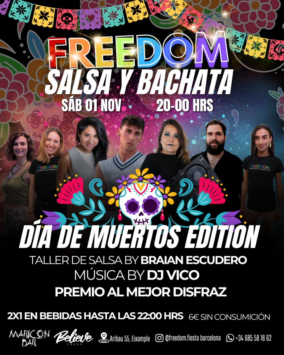Freedom salsa y bachata 