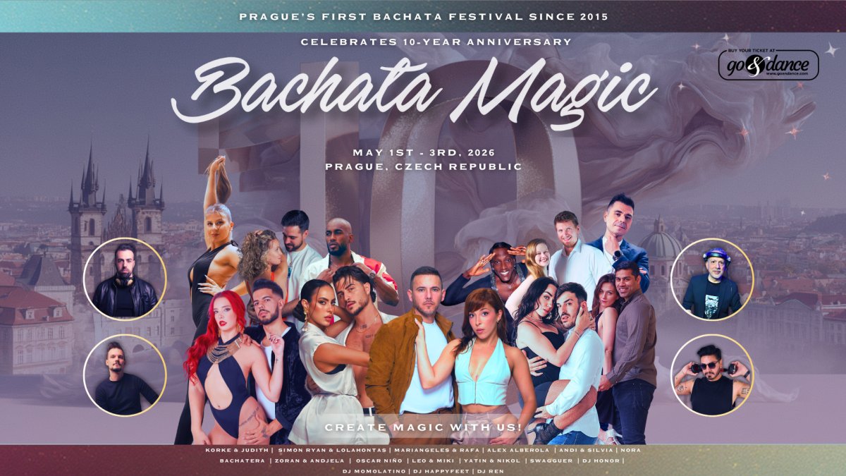 Bachata Magic Festival Prague 2026. 10-Year Anniversary.