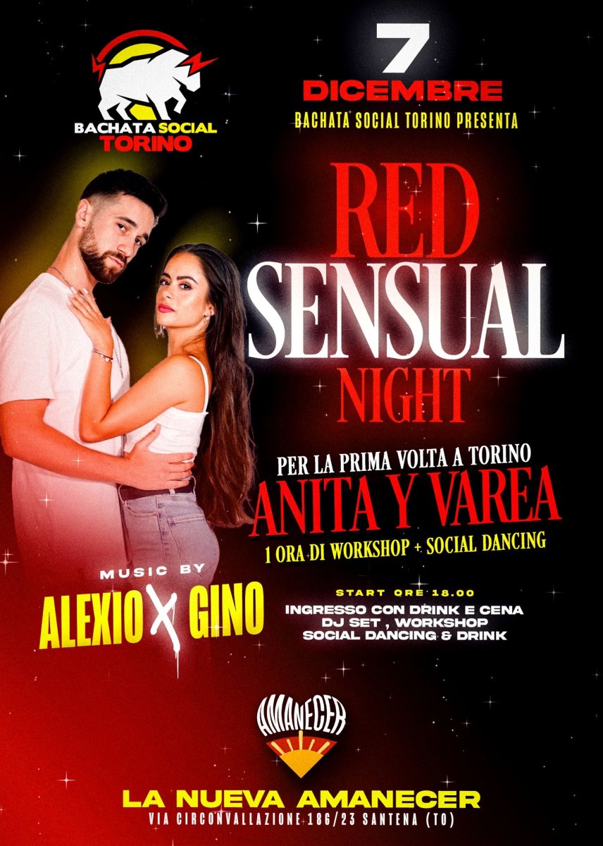 BACHATA SOCIAL TORINO 7 DICEMBRE