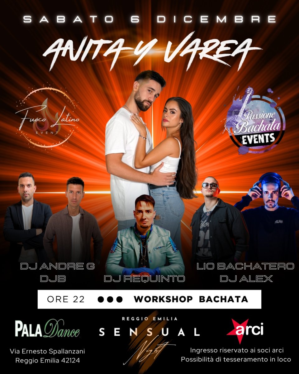 SENSUAL NIGHT REGGIO EMILIA 6 DICEMBRE