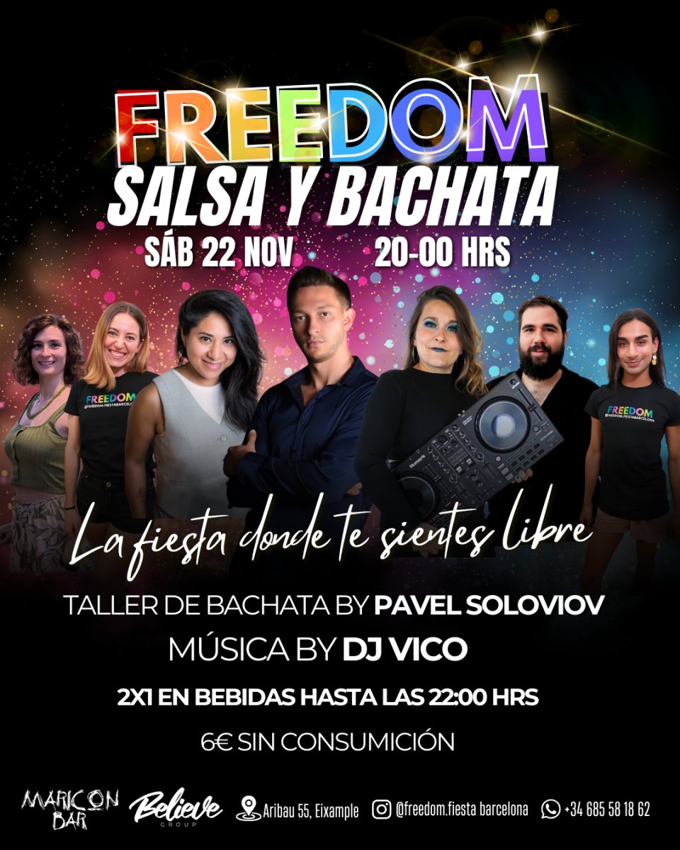 Freedom salsa y bachata 