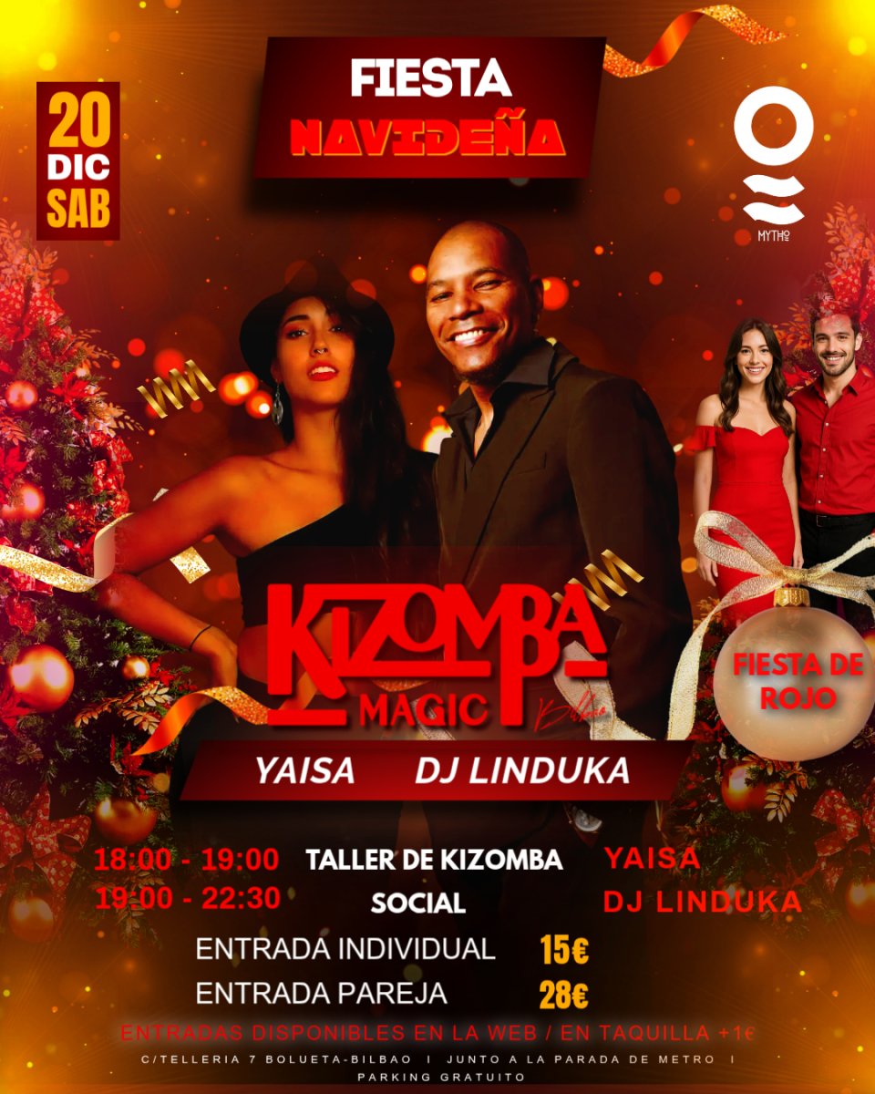 KIZOMBA MAGIC BILBAO FIESTA NAVIDEÑA