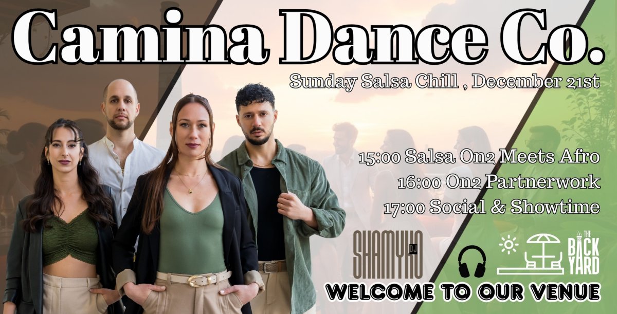 The Backyard Sunday Salsa Chill -Camina Dance Co.-