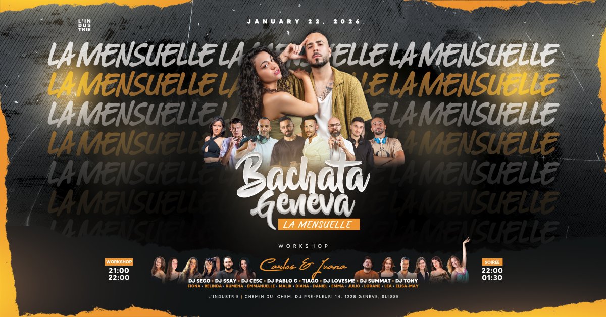 Bachata Geneva - La Mensuelle January