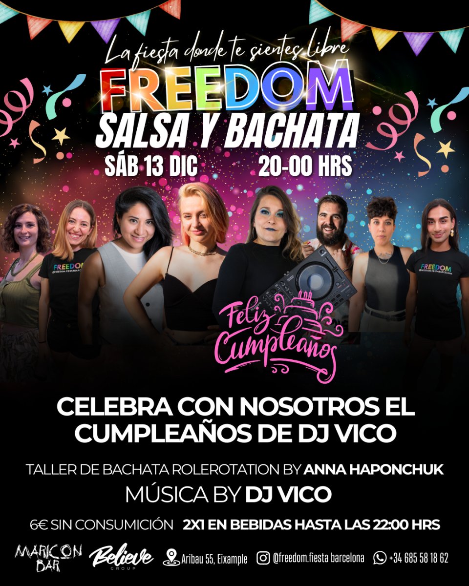 Freedom salsa y bachata 