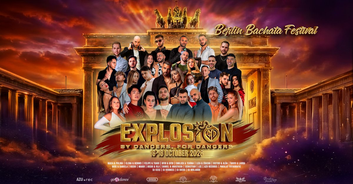 Explosion Berlin Bachata Festival 2026 #4 Edición 