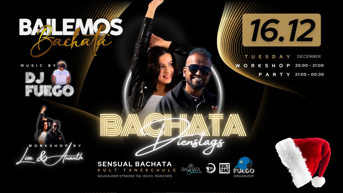 BAILEMOS Bachata with Liza & Ananth
