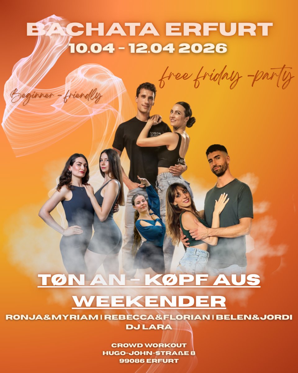 Ton an - Kopf aus Bachata Weekender