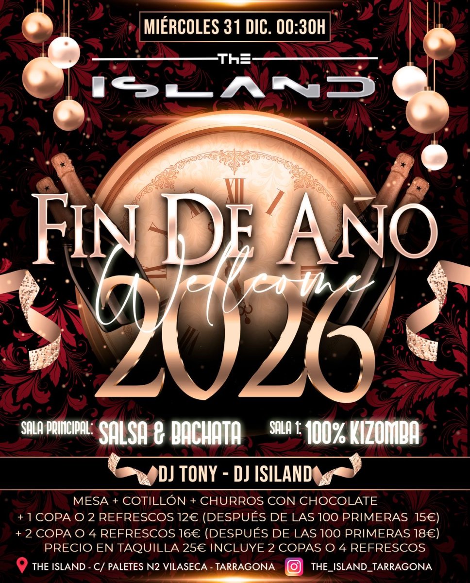 Fin de Año 2025 by The Island 