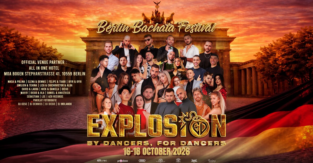 Explosion Berlin Bachata Festival 2026 #4 Edition 