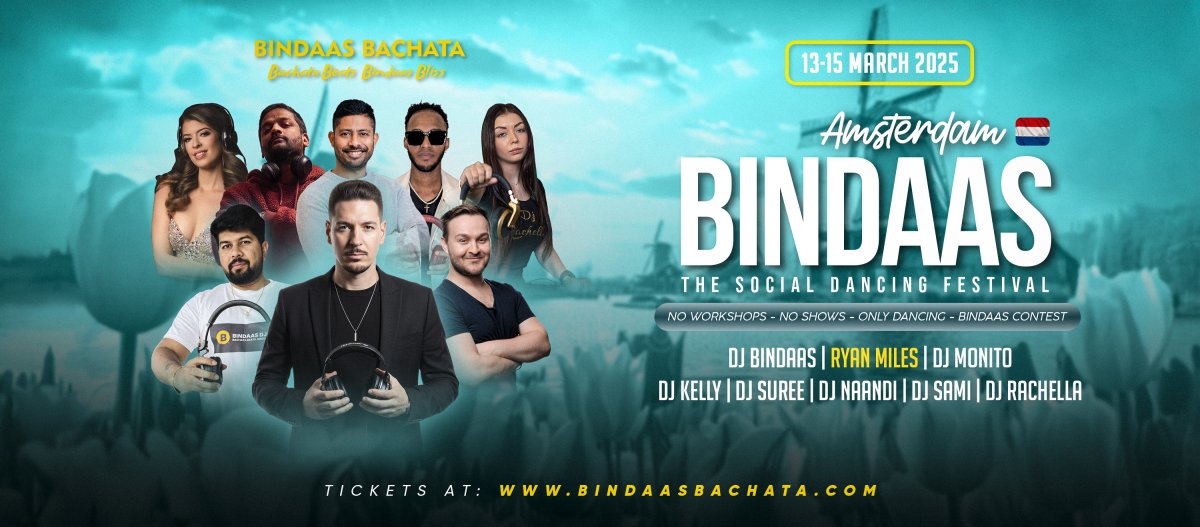 BINDAAS Bachata Sensual Social Dancing Festival in Amsterdam