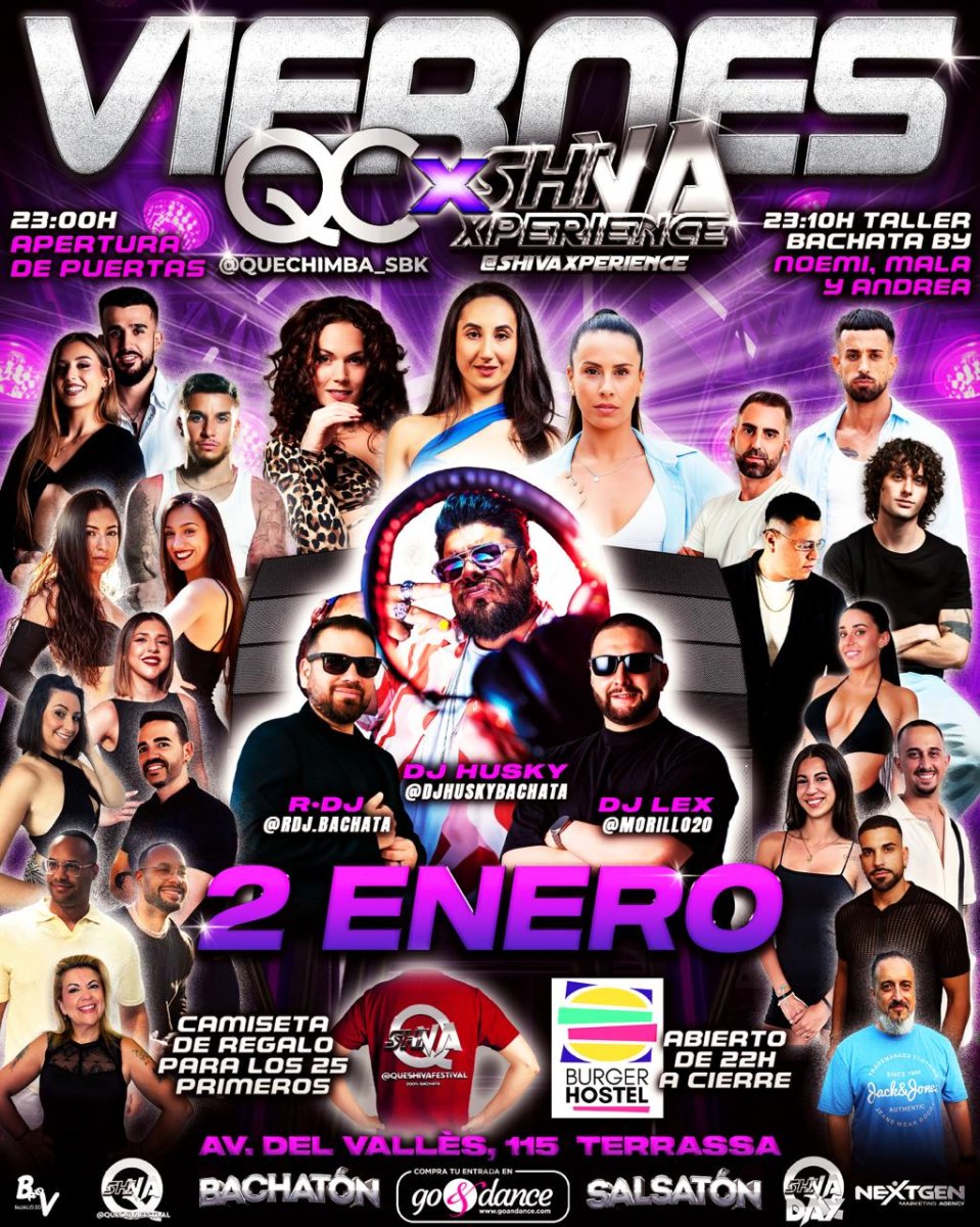 😎😎  PRIMER VIERNES DEL AÑO QC x SHIVA 😎😎