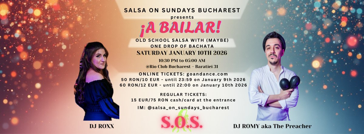 ¡A Bailar! By Salsa On Sundays Bucharest