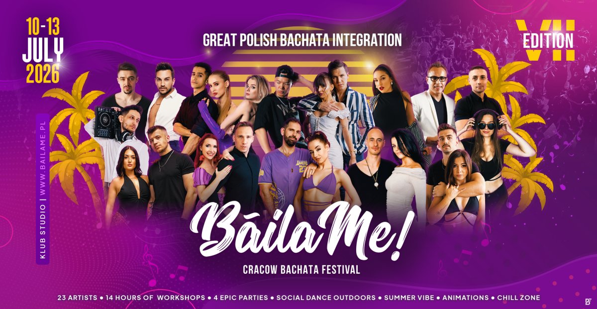 BáilaMe Cracow Bachata Festival 2026