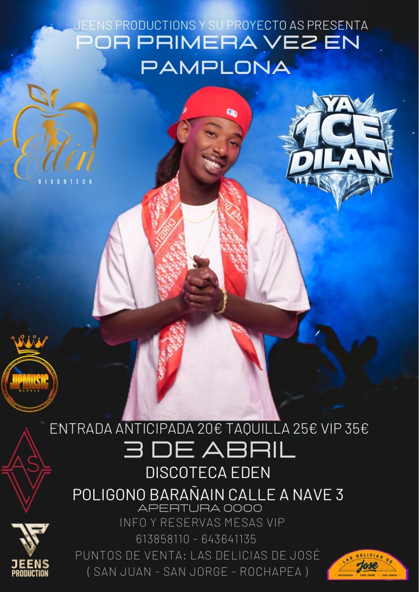 Ya 1ce Dilan en Pamplona 2026