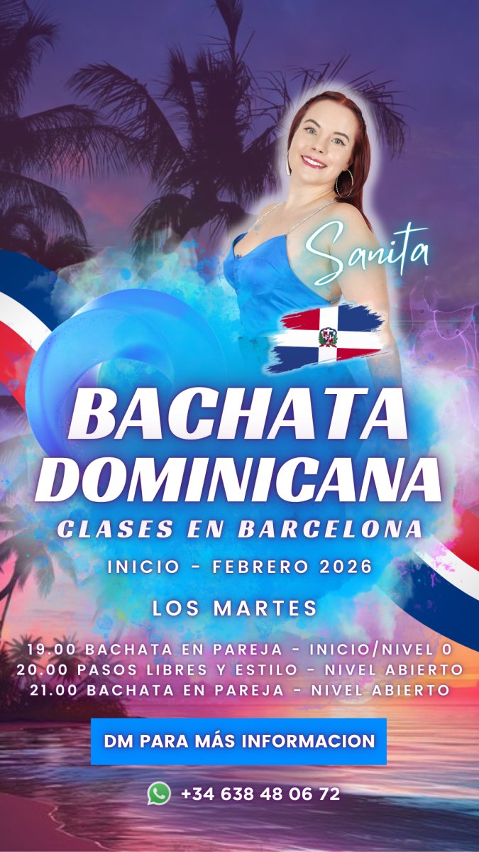 Dominican/Tradicional Bachata Clases Barcelona 