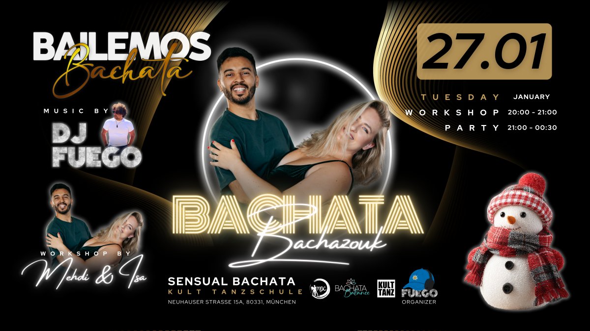 BAILEMOS Bachata with Mehdi & Isa