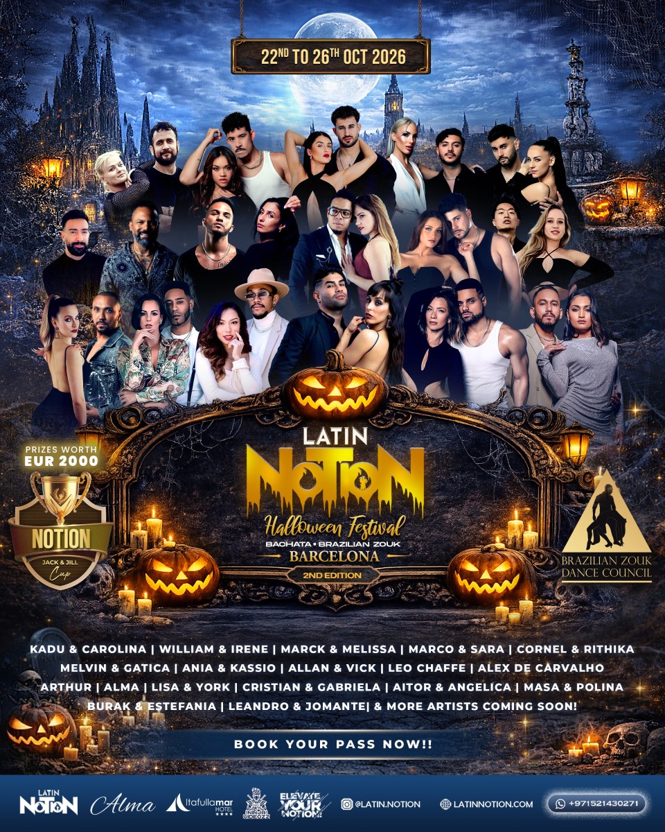 Rooms - Latin Notion Spain 2026