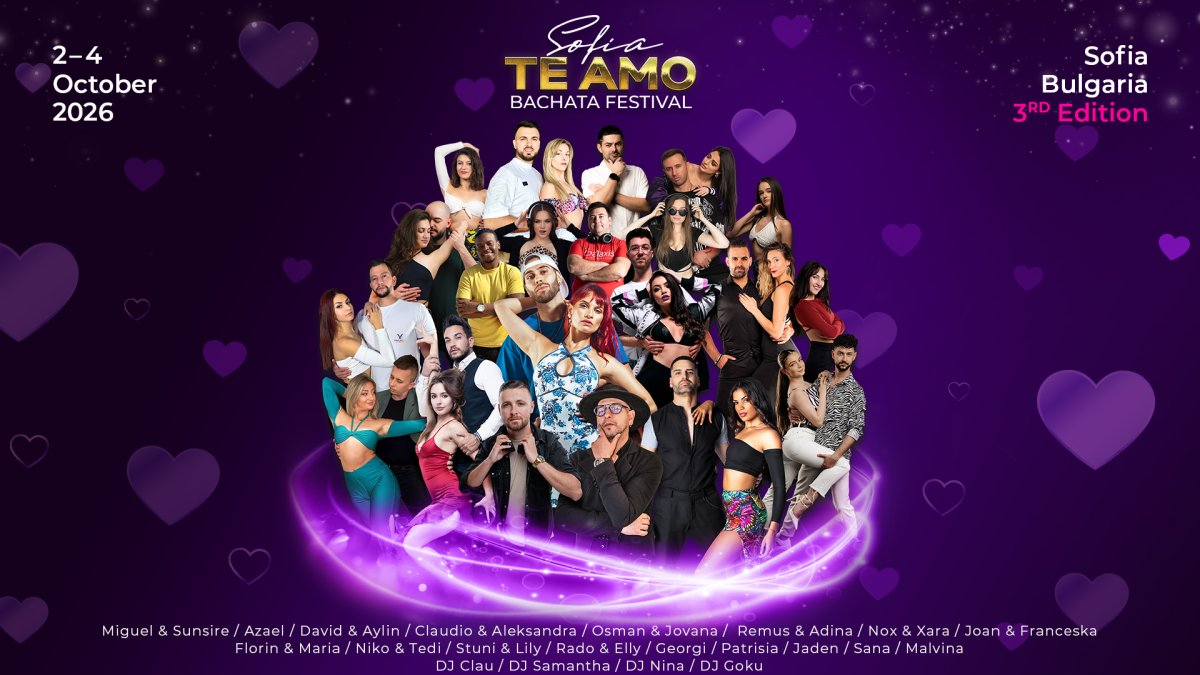 Te Amo Sofia Bachata Festival 2026