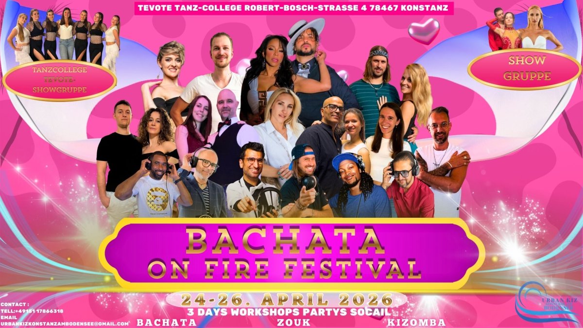 BACHATA ON FIRE FESTIVAL AM BODENSEE