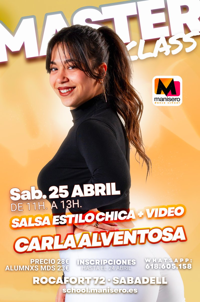 MASTERCLASS + VIDEO by CARLA ALVENTOSA
