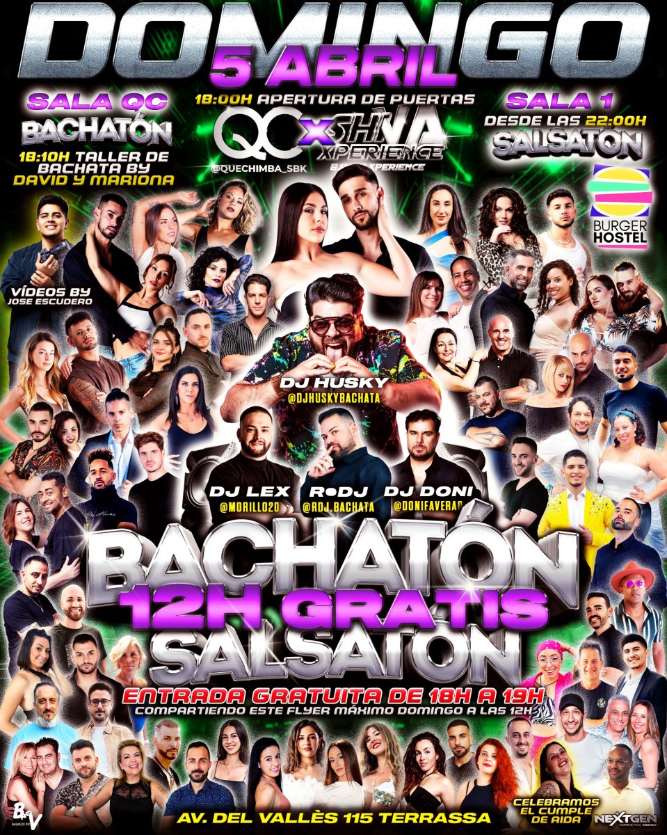 🚨🚨GRATIS* 🚨🚨 BACHATÓN ➕ SALSATÓN 12H 🚨🚨GRATIS* 🚨🚨