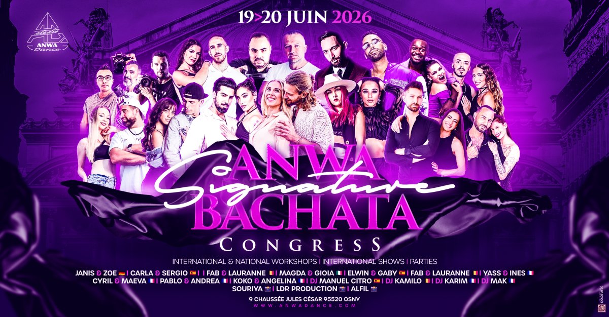Anwa signature Bachata Congress
