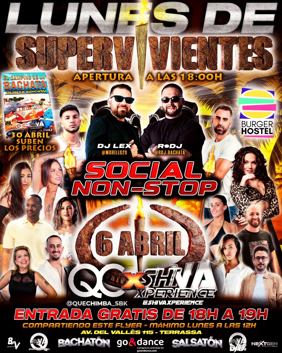 🐍🔥 LUNES DE SUPERVIVIENTES GRATIS* 🐍🔥 6 DE ABRIL  QC ❌ SHIVA 🐍🔥