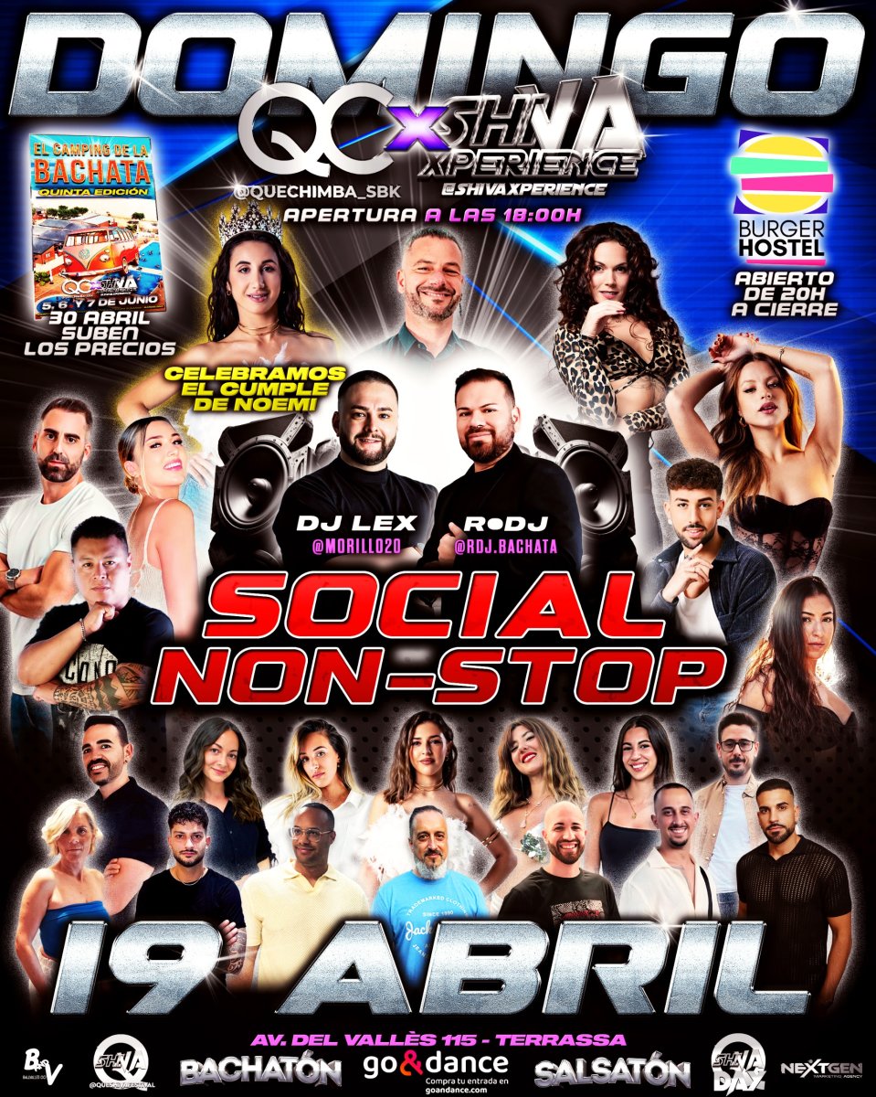 💥💥 SOCIAL SIN INTERRUPCIONES 💥💥 DOMINGO 19 DE ABRIL QC ❌ SHIVA 💥💥