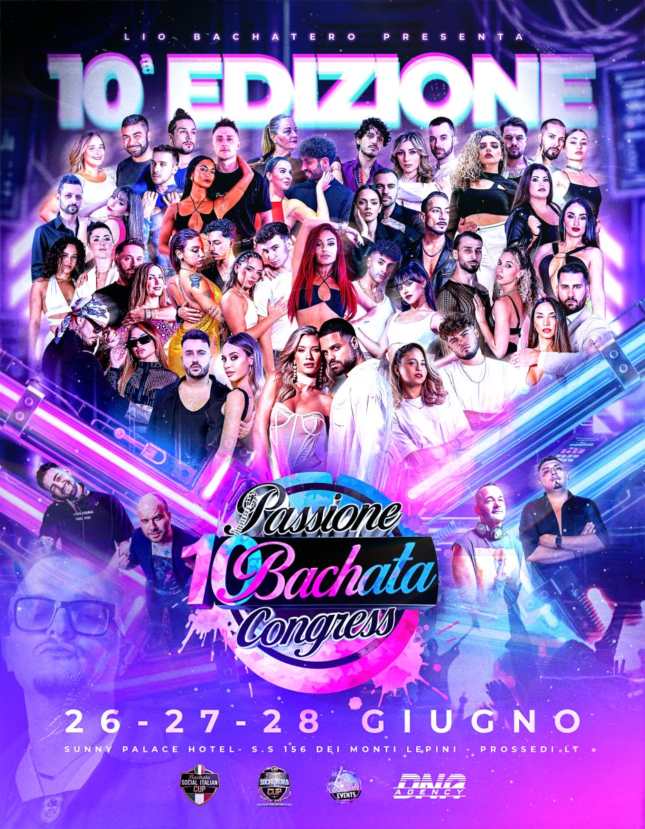 26/27/28 GIUGNO PASSIONE BACHATA CONGRESS - SUMMER EDITION