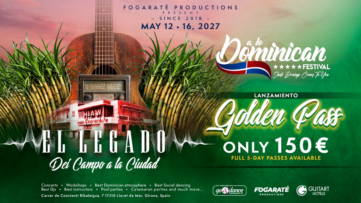 A LO DOMINICAN FESTIVAL 2027 (8ª EDICIÓN - DEI CAMPO A LA CIUDAD)