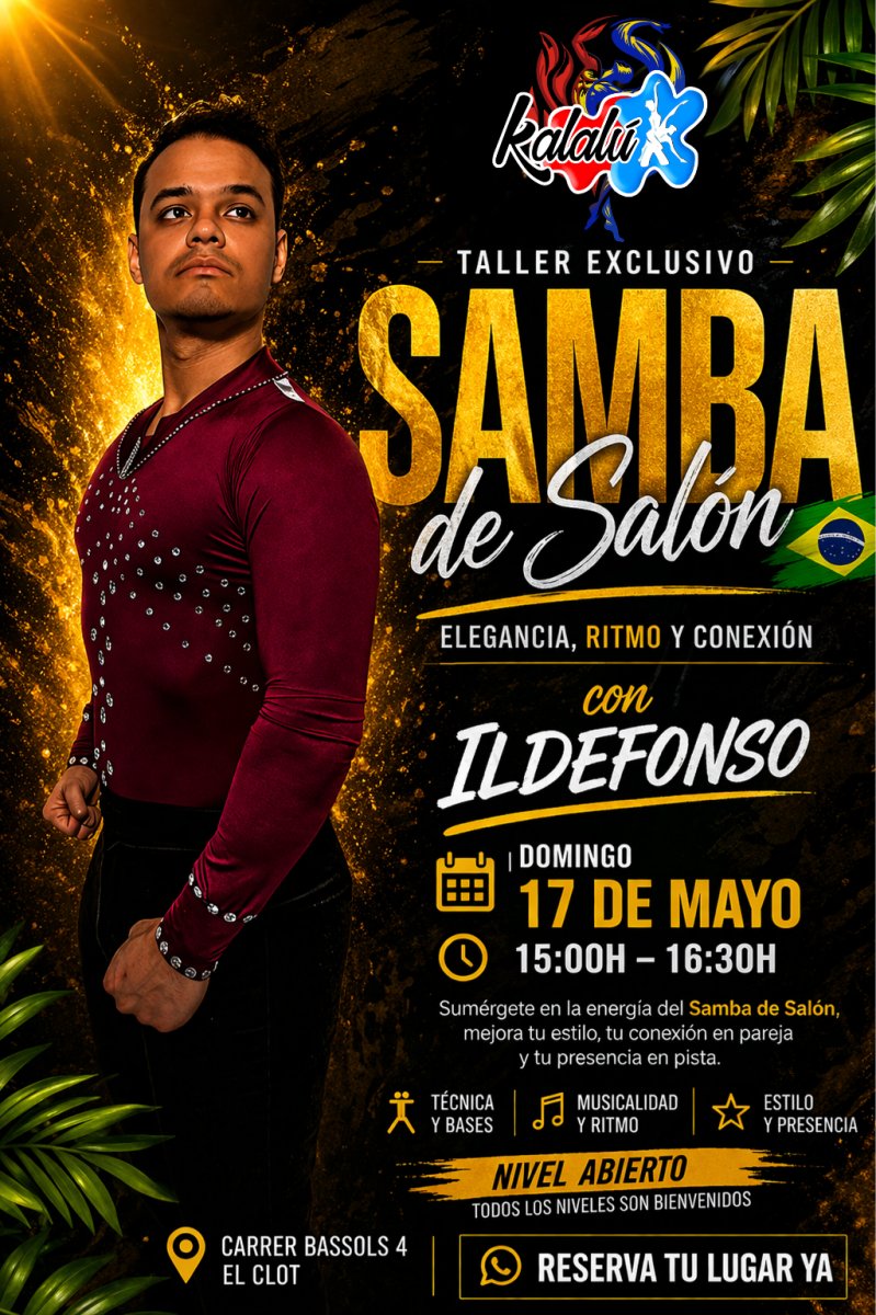 TALLER SAMBA DE SALÓN 