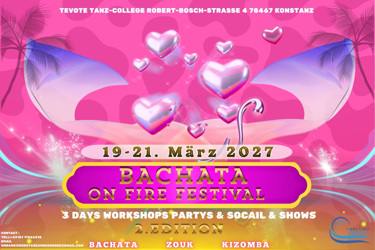 BACHATA ON FIRE FESTIVAL AM BODENSEE 2. EDITION