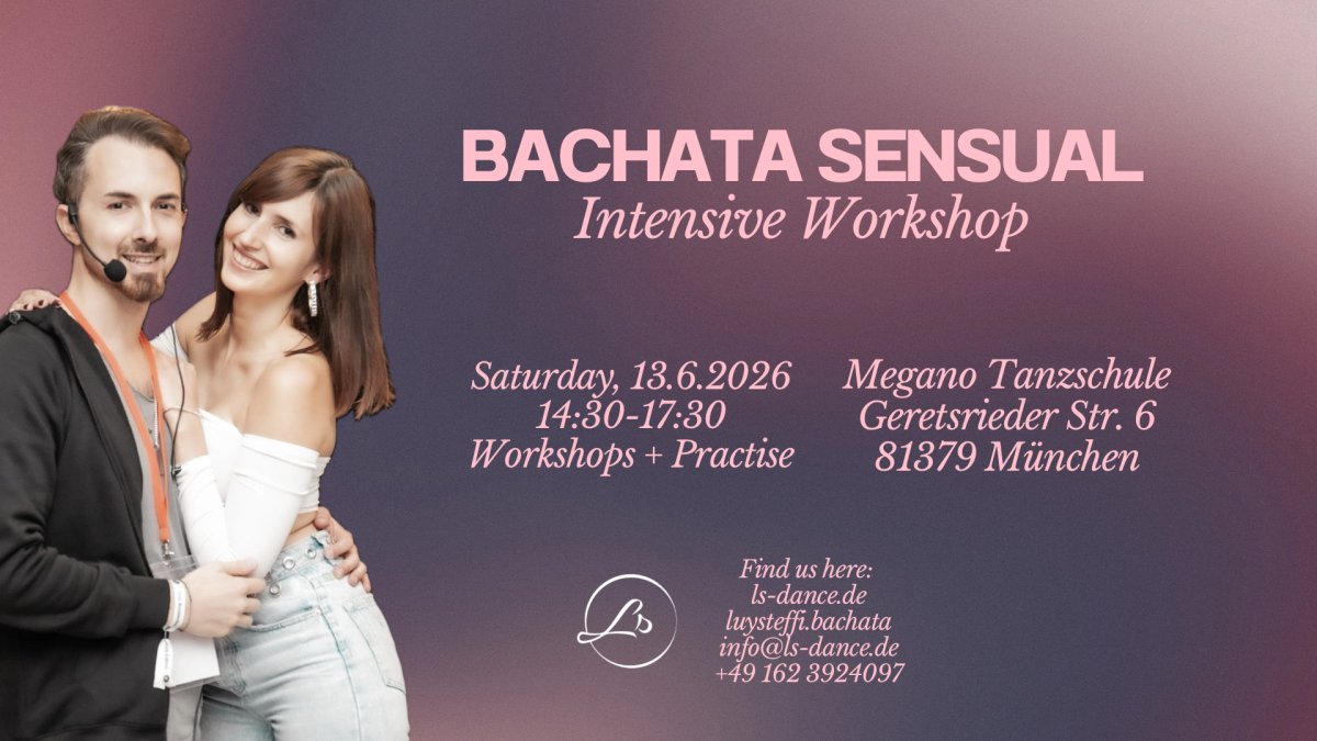 Bachata Sensual Intensive Workshop June - Learn how to Dance as One