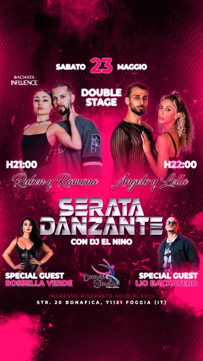 23 MAGGIO - ULTIMA NOCHE DANCE STUDIO FOGGIA