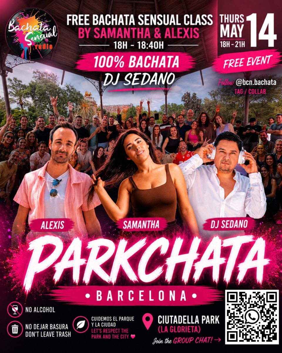 PARKCHATA - FREE Bachata Sensual Class & Social for dancers!