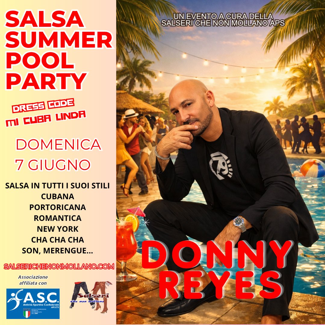 SALSA SUMMER POOL PARTY June 7, 2026