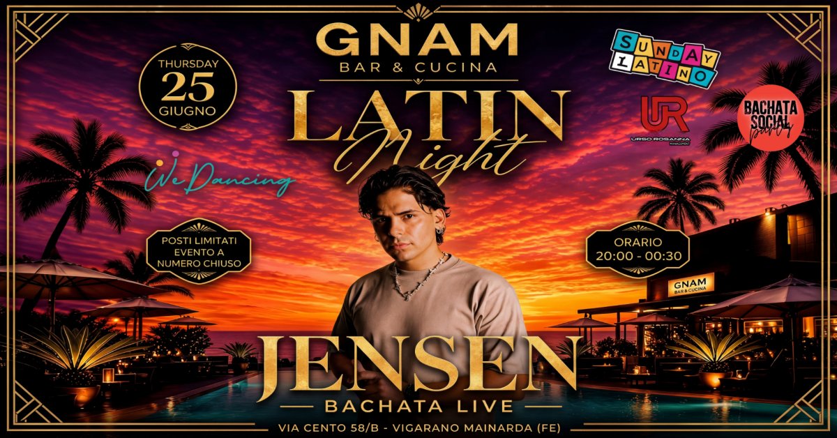 LATIN NIGHT | JENSEN BACHATA LIVE