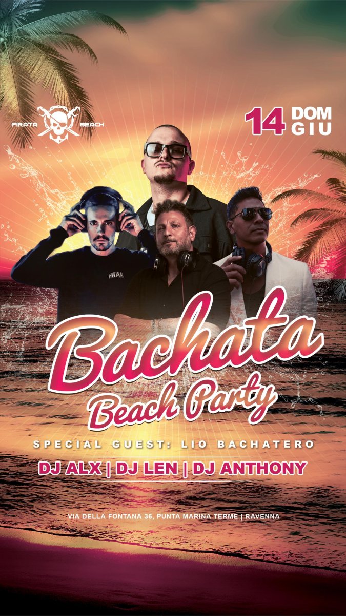 14 GIUGNO - BACHATA BEACH PARTY RAVENNA