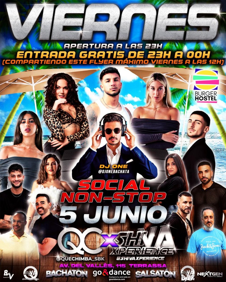 🌴🌴 VIERNES 5 DE JUNIO CON ENTRADA GRATIS* 🌴🌴 