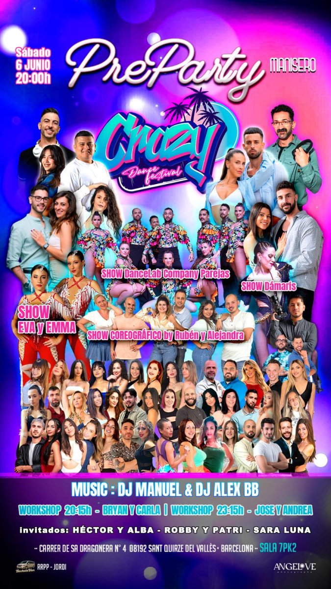 💙PRE PARTY 🪩CRAZY DANCE FESTIVAL🪩