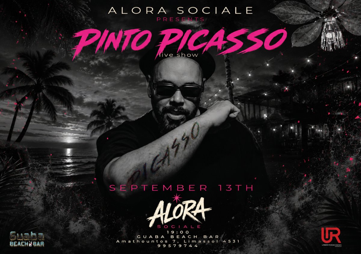Pinto Picasso Live Show by Alora Sociale 13 Sep 2026