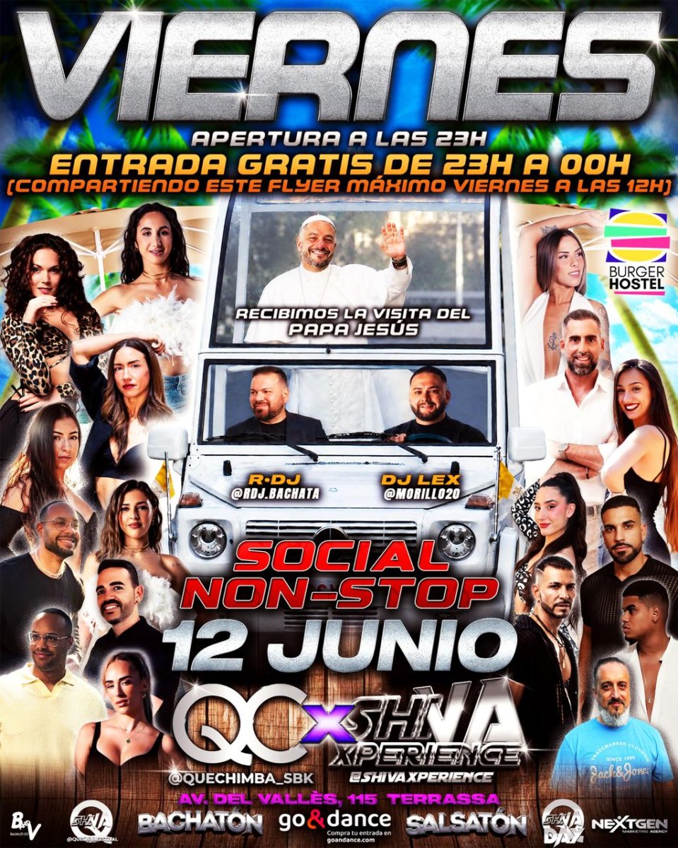 🌴🌴 VIERNES 12 DE JUNIO CON ENTRADA GRATIS* 🌴🌴 