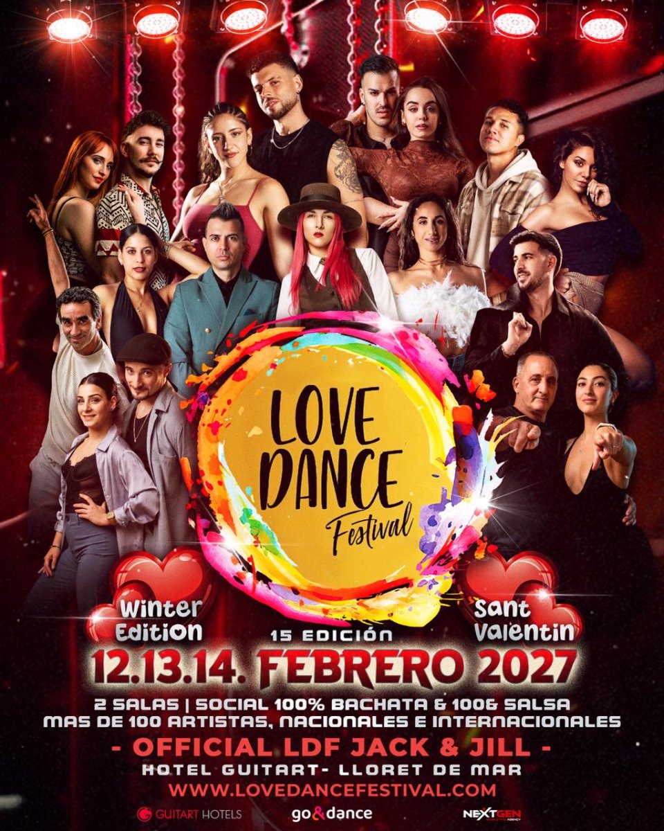 Love Dance Festival 15Edition - Febrero 2027 San Valentin & Carnaval Edicion
