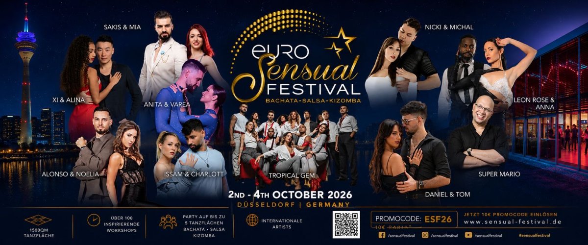Euro Sensual Festival 2026 (Bachata, Salsa, Kizomba)